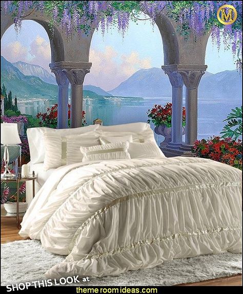 Hampton Bedding, Goddess Bedroom, Roman Decor, Egyptian Bedroom, Celebrity Bedrooms, Greek Theme, Casual Bedroom, Angel Wings Decor, Star Bedroom