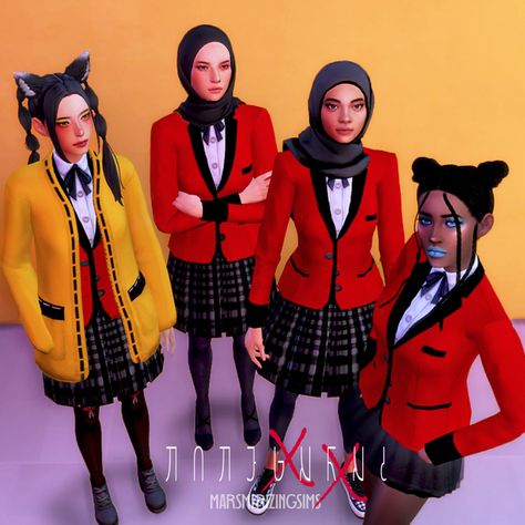 Sims 4 School Clothes, Kakegurui Sims 4 Cc, Sims 4 Japanese Uniform Cc, Sims 4 Cc Kakegurui, Uniforms Sims 4 Cc, Sims 4 Cc Japanese School Uniform, Sims 4 Uniform Cc School, Sims4 School Uniform, The Sims 4 School Uniform