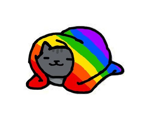 Lgbt Drawings, Cat Flag, Lgbt Sticker, Flag Drawing, Gay Sticker, Weird Drawings, Lgbt Memes, Cat Doodle, Lgbt Flag