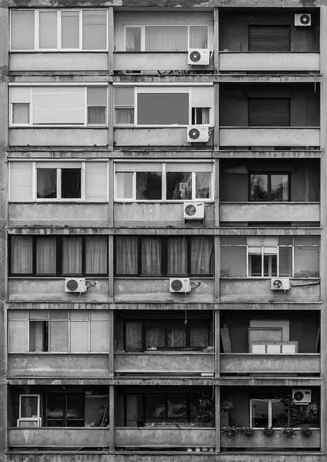 Walls & Windows on Behance Building Facades, Mini Studio, Brutalism Architecture, Brutalist Buildings, Building Aesthetic, Building Photography, Brutalist Design, Buildings Photography, Brutalist Architecture