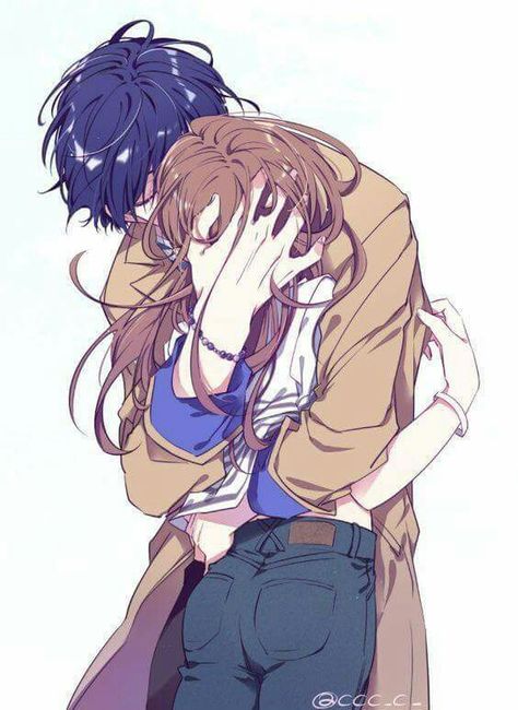 Anime tight hug Anime Couples Hugging, Jumin X Mc, Anime Hug, Hugging Couple, Manga Couple, Art Manga, Anime Couple, Manga Love, Anime Love Couple