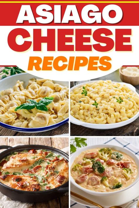 Asiago Cheese Recipes Asiago Chicken Recipes, Asiago Mac And Cheese, Recipes With Asiago Cheese, Asiago Cheese Dip, Asiago Cream Sauce, Asiago Recipes, Asiago Pasta, Asiago Cheese Recipes, Asiago Chicken Pasta