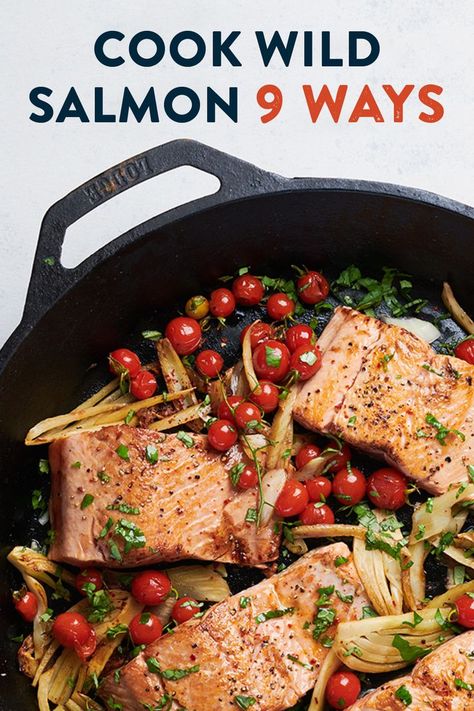 Fresh Salmon Recipes, Wild Salmon Recipe, Gluten Free Diet Plan, Wild Caught Salmon, Creative Recipes, Wild Salmon, Salmon Recipe, Different Recipes, Salmon Recipes