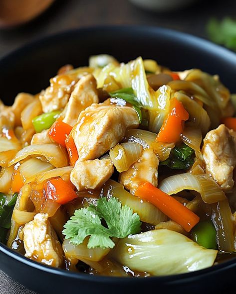 Chinese Chicken Cabbage Stir Fry – Easy, Healthy Recipe Chinese Chicken And Vegetables Recipes, Chinese Chicken Cabbage Stirfry, Chinese Chicken Stir Fry Recipes, Cabbage Stir Fry Recipes Healthy, Zero Point Chicken Stir Fry Bowls, Chinese Cabbage And Chicken Stir Fry, Cabbage Chicken Recipes, Chinese Chicken Cabbage Stir Fry, Chinese Stir Fry Vegetables