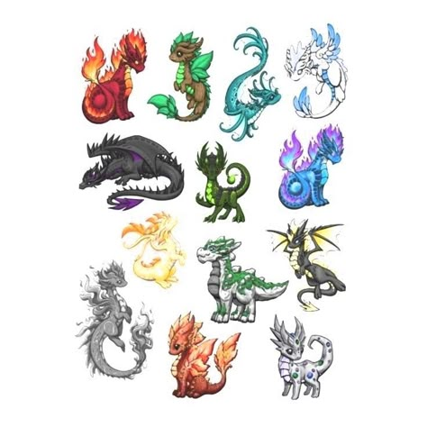 Dragons And Beasties, Clay Dragons, Elemental Dragons, Cute Dragon Drawing, Dragon Tattoos, Cartoon Dragon, Celtic Dragon, Sternum Tattoo, Dragon Tattoo Designs