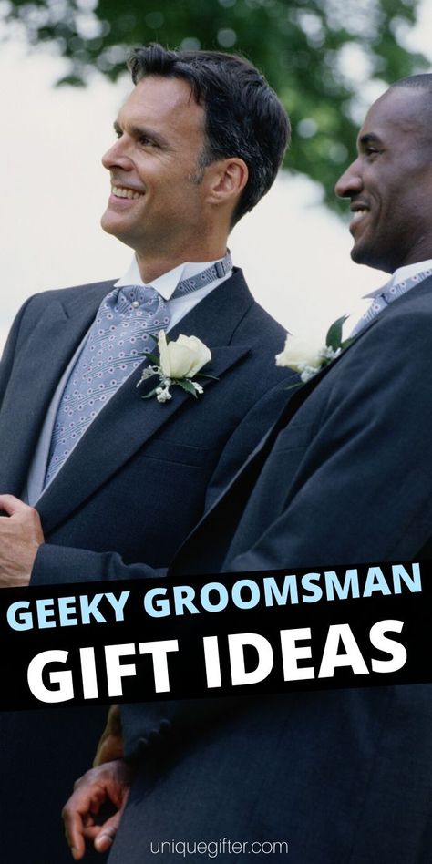 60 Best Geeky Groomsman Gifts | Wedding Gifts | Wedding Attendant Gives | Groomsman Presents | Gifts For Geeks | Wedding Attendant Gifts For Nerds | #gifts #giftguide #presents #geeky #groomsman #nerdy #uniquegifter Nerdy Groomsmen Gifts, Wedding Attendant Gifts, Gifts For Nerds, Groomsmen Presents, Groomsmen Gifts Unique, Superhero Gifts, Spice Gift, Curated Wedding, 2016 Wedding