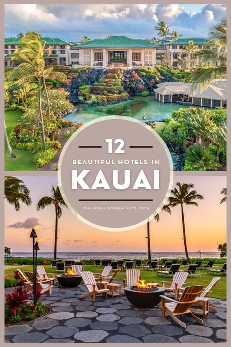 12 Cool Boutique Hotels on Kauai, HI – Wandering Wheatleys Kauai Hotels, Kauai Resorts, Hawaiian Travel, Kauai Vacation, Poipu Beach, Hawaii Travel Guide, Hawaii Hotels, Green Mountains, Best Boutique Hotels