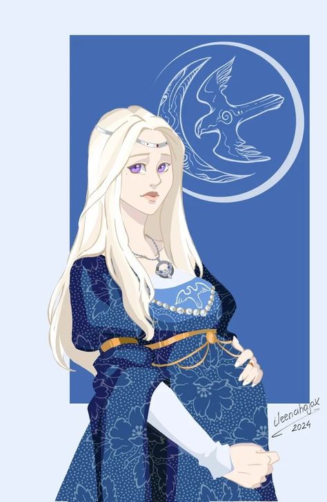 Daella Targaryen, Aemma Arryn, House Arryn, Game Of Thrones Dress, Dragons Game Of Thrones, Anime Pregnant, Dragon House, A Dance With Dragons, Got Dragons