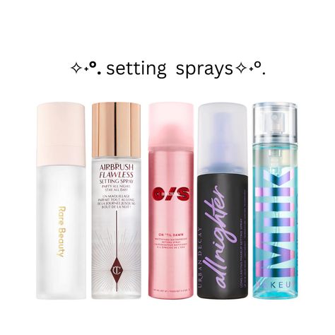 Aesthetic Setting Spray, Makeup Depotting, Ulta Products, Matte Setting Spray, Makeup Dewy, Flawless Face Makeup, Make Up Items, Preppy Makeup, Makeup Order