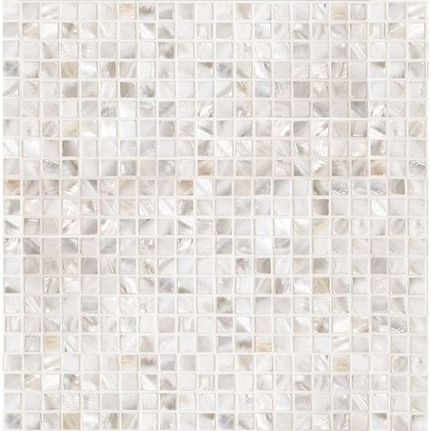 Madre Perla Polished 1/2x1/2 Iridescent Shell Mosaics Shell Mosaics, Shell Kitchen, Shell Texture, White Mosaic Tile, Mosaic Floor Tiles, Mini Wallpaper, Mother Of Pearl Mosaic, Iridescent Shell, Mosaic Texture