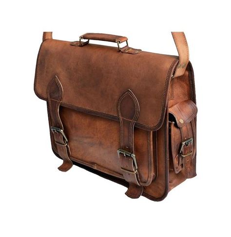 Leather School Bag, Vintage Briefcase, Notebook Bag, Laptop Messenger Bags, Bags Handmade, Classic Handbags, Brown Handbag, Leather Laptop, Waterproof Bags