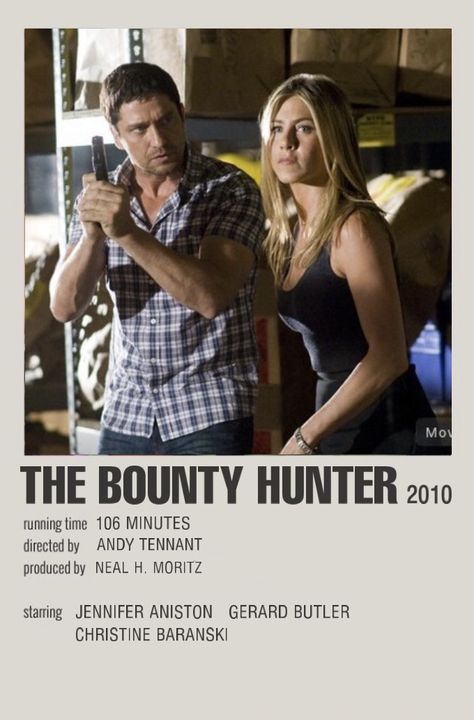 Jennifer Aniston Movies List, The Bounty Hunter Movie, Jennifer Aniston Movies, Hunter Movie, Pause Button, Most Paused Movie Scenes, Movie Categories, Iconic Movie Posters, Movie Card