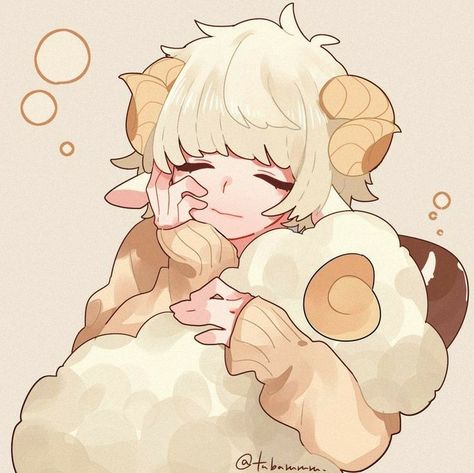 Pin by Nyoom on Tubarururu Sheep-Kun | Kawaii anime, Illustration artists, Character design Sheep Girl, Anime Cd, Cute Lamb, Anime Illustration, Cute Sheep, Cute Anime, Illustration Artists, Sheep, Character Design