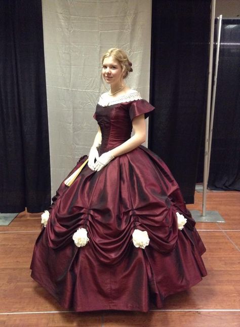 1860s Gown, Victorian Dress Gown, Victorian Era Dresses, Southern Belle Dress, Victorian Elegance, 18th Century Dress, Utility Bill, Pretty Quinceanera Dresses, Royal Dresses