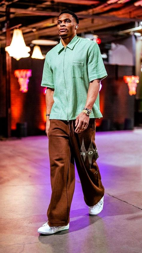 Russel Westbrook Outfits, Russell Westbrook Outfits, Russ Westbrook, Westbrook Outfits, Russell Westbrook Fashion, Westbrook Fashion, League Fits, Russel Westbrook, Nba Drip