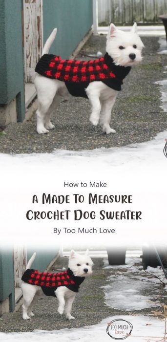 Easy Crochet Dog Sweater Free Pattern Ideas - Carolinamontoni.com Crochet Puppy Sweater Free Pattern, Easy Crochet Dog Sweater, Easy Crochet Dog, Marley Crochet, Crochet Dog Sweater Free Pattern, Sweater Free Pattern, Crochet Dog Clothes, Too Much Love, Dog Sweater Crochet Pattern