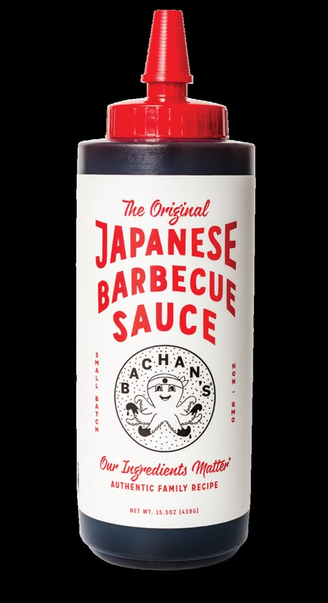 Brandy Bottle Design, Teriyaki Sauce Marinade, Japanese Barbecue, Hot Sauce Packaging, Sauce Packaging, Visuell Identitet, Teriyaki Marinade, Drinks Packaging Design, Primal Kitchen