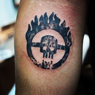 Mad Max Tattoo Design, Mad Max Tattoo Ideas, Mad Max Fury Road Tattoo, Fury Road Tattoo, Mad Max Tattoo, Max Tattoo, Engine Tattoo, Random Tattoos, Partner Tattoos