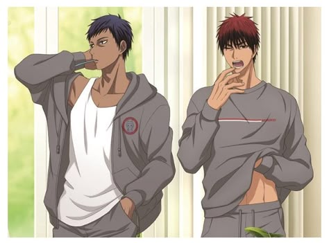 Kagami And Aomine, Aomine And Kuroko, Aomine And Kagami, Kuroko No Basket Fanart, Kuroko No Basket Aomine, Winning Is Everything, Daiki Aomine, Anime Bedroom Ideas, Kurokos Basketball