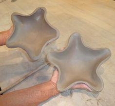 Making Clay Starfish and Sea Creatures Box | Hand Building Art Project Lesson Hollow Clay Sculpture, Clay Starfish, Ceramic Tutorials, Making Clay, Hollow Form, Hand Building, Clay Bowl, Tanah Liat, Slab Pottery