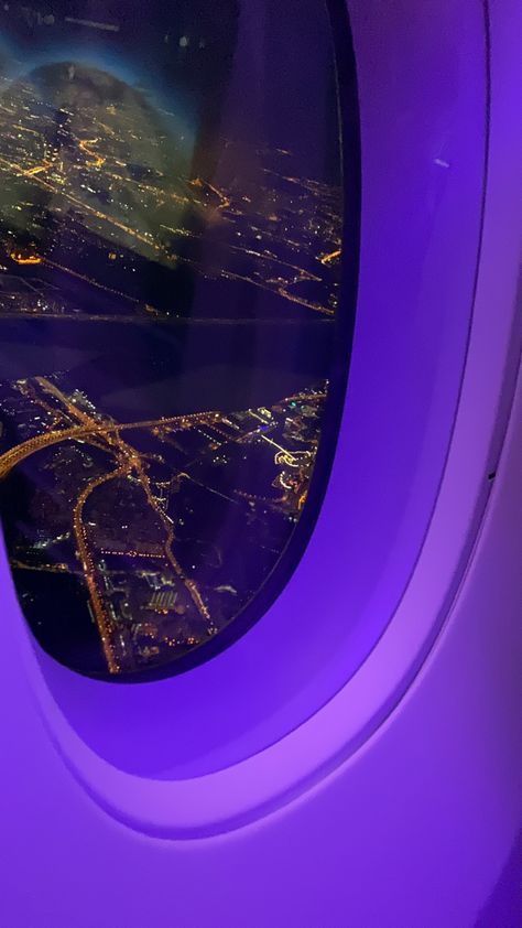 Purple plane💜 Rich | money | lifestyle | millionnaire | billionnaire | luxury | supercar | designer | plane | night flight Purple Luxury Aesthetic, Luxury Plane, Money Lifestyle, Airplane Wallpaper, Night Flight, Rich Money, Cute Simple Wallpapers, Luxury Aesthetic, Future Lifestyle