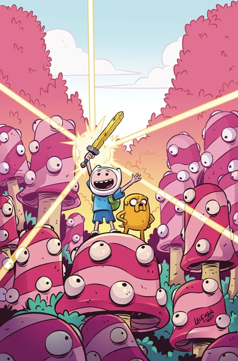 Adventure Time Character Design, Derek Laufman, Adventure Cartoon, Adventure Time Comics, A Short Story, Comic Shop, Cartoon Character Design, Environmental Art, Comic Covers