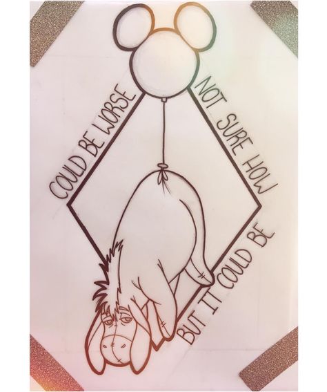 Eeyore Svg Free Files, Eyeore Tattoos Eeyore Quotes, Roo Tattoo Ideas, Piglet And Eeyore Tattoo, Eeyore Tattoo Simple Outline, Eeyore Drawing Easy, Eeyore Tattoo Ideas, Eeyore Tattoo Simple, Disney Love Drawings