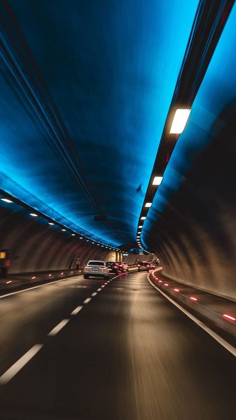 Highway Lighting, Light Tunnel, Architectural Lighting Design, Infinity Mirror, Underground Tunnels, Underground Cities, Ulsan, City Wallpaper, Iphone App