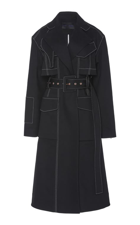 Click product to zoom Denim Trench Coat, Trendy Dress Outfits, Abayas Fashion, Fashion Design Clothes, Looks Vintage, Proenza Schouler, Moda Operandi, Denim Fashion, Classy Outfits