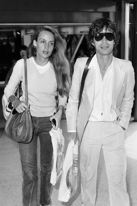 Michael Wilding, Celebrity Airport Style, Jerry Hall, Jackie Onassis, Heathrow Airport, Celebrity Sightings, Heathrow, Mick Jagger, Airport Style