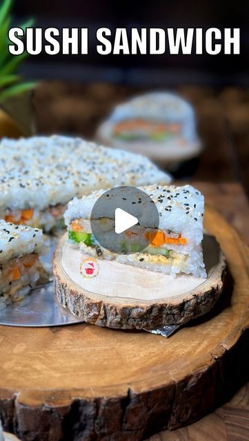 Henna Aggarwal on Instagram: "🍙Sushi Sandwich🍙
Feeling creative? Take cues from the Japanese and swap bread for sushi rice and nori sheets and pull together this delicious sandwich. 

Rice:
🍚Sushi Rice- 1.5 Cups
🍚Water- 3.5 Cups
(Wash rice. In a pan, add washed rice and Water. Bring it to a boil on HIGH FLAME. then reduce flame to low and keep cooking till rice are done)

Rice Seasoning:
🍚Sesame Seed Oil- 1 Tbsp
🍚Rice Vinegar- 4.5 Tbsp
🍚Salt- 1 Tsp
🍚Sugar- 1 Tbsp

Others:
🥕Carrot
🥒Cucumber
🍙Nori Sheets
🍥Sesame Seeds
🍣Spicy Mayo

#Sushi #Japanese #FusionSushi #SushiSandwich #JapaneseCuisine
[Japanese, Sushi, Sushi Sandwich, Fusion Food, Fusion Sushi]" Fusion Sushi, Nori Sheets, Rice Seasoning, Rice Sushi, Sushi Japanese, Food Fusion, Sushi Sushi, Sushi Sandwich, Spicy Mayo