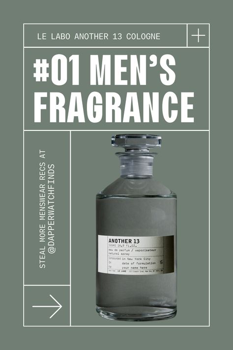 Indulge in the allure of Another 13 by Le Labo Fragrances. 💫 A scent that captivates with its mysterious blend, leaving an unforgettable impression. Immerse yourself in notes of ambrette, pear, musk, and more. Elevate your fragrance game to new heights. Unleash the extraordinary with Another 13. ✨ #LeLabo #Another13 #FragranceJourney #LuxuryScent Le Labo Another 13, Men's Fragrance, Niche Perfume, Signature Scent, Mens Fragrance, Men's Style, Scents, Pear, My Favorite