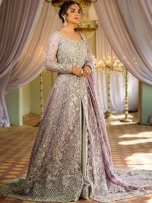 Bridal Dresses Indian, Walima Dress, Upscale Fashion, Split Long Dress, Indian Bridal Dress, Designer Bridal Gowns, Pakistani Bridal Dresses, Pakistani Wedding Dresses, Pakistani Bridal Wear