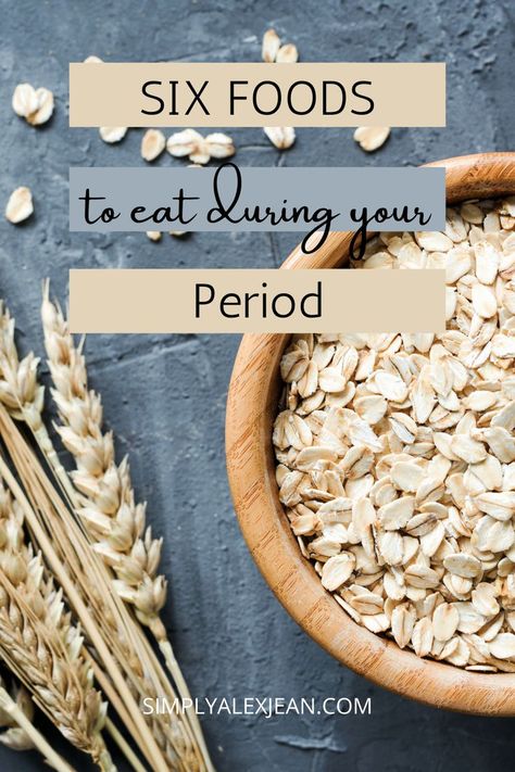 6 Good foods to eat to reduce period pain and get period relief. Best Foods During Period, Foods Good For Period, Diet On Period, What To Eat When On Period, Best Foods On Period, Help With Period Cramps, Period Relief Food, Breakfast Ideas When On Period, Best Foods On Your Period