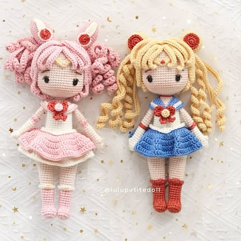 All Posts • Instagram Crochet Sailor Moon, Sailor Moon Amigurumi, Kawaii Amigurumi, Crochet Disney, Crochet Dolls Free Patterns, Sailor Chibi Moon, Chibi Moon, Moon Pattern, Crochet Design Pattern