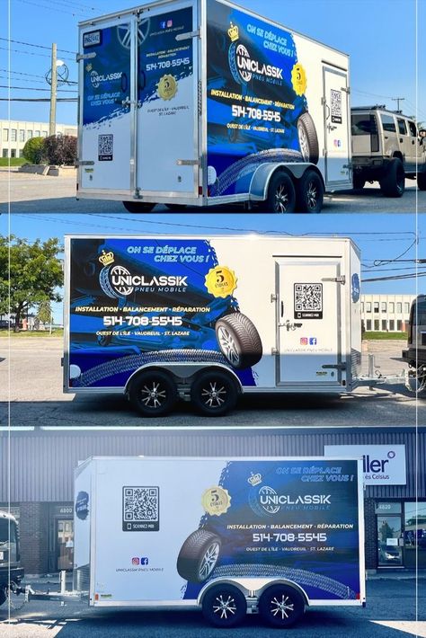 Trailer Wrap, Work Trailer, Enclosed Trailer, Enclosed Trailers, Vehicle Wrap, Truck Paint, Trailer Ideas, Wrap Ideas, Truck Design