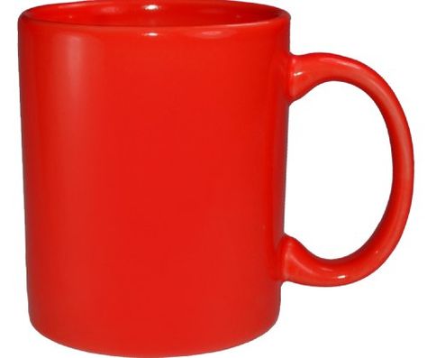 Funny Guy Mugs Plain Red Ceramic Coffee Mug, Red, 11-Ounce Plain Mugs, Funny Guy, Plain Red, Tea Cafe, Red Coffee, Red Ceramic, Red Mug, Espresso Machines, Man Humor