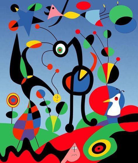 Joan Miró I Ferrà, Miro Paintings, Joan Miro Paintings, Abstract Art Images, Joan Mir, Artistic Installation, Joan Miro, Teaching Art, Free Illustrations