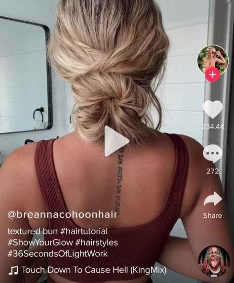 Textured Bun, Short Homecoming Hair, Hairstyles For Medium Length Hair Easy, Long Hair Updo, Bridesmaid Hair Down, Homecoming Hair Down, Summer Hairstyles For Medium Hair, Bridesmaid Hair Short, Hair Tutorials For Medium Hair