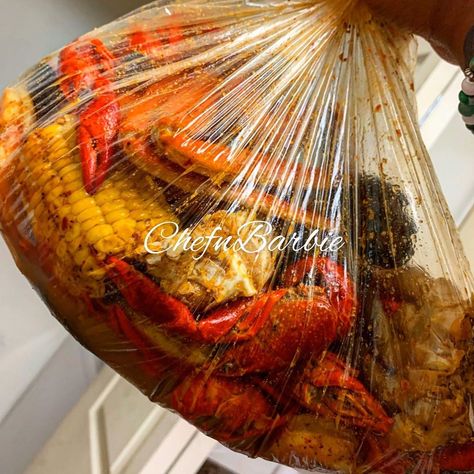 Seafood Boil Bags, Seafood Boil Bag, Seafood Boil In A Bag, Crab Bag, Ragin Cajun, Cajun Seafood, Food Inspired, Sea Bags, Seafood Boil