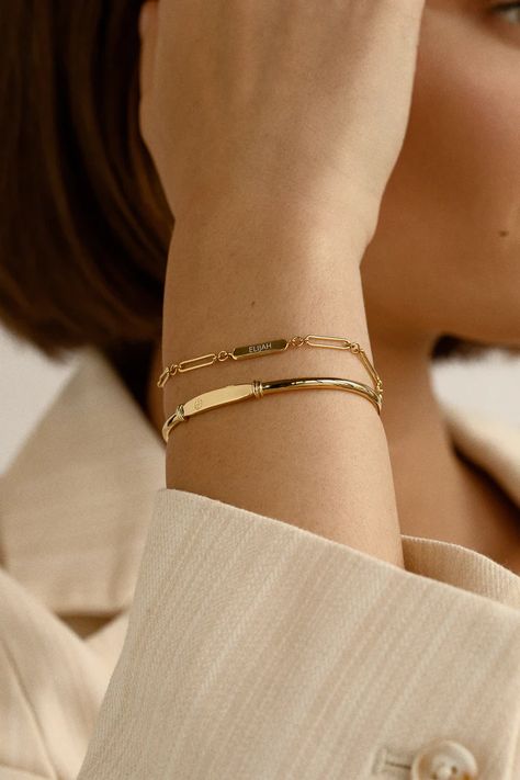 PRE-ORDER : Etch Chain Bracelet – Francesca Jewellery Styling Bracelets, Bracelet Ideas Gold, Gold Bracelet For Women Classy, Francesca Jewellery, Classy Bracelets, Gold Bracelet Designs, Fancy Bracelets, Bracelet Or, Personalised Bracelet