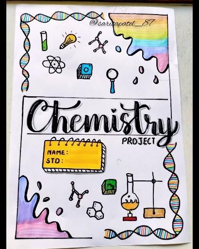 Acknowledgement For Biology Project, Science 1 Project Front Page, Science Names Ideas, Chemistry Assignment Cover Page Ideas, Science Page Design, Biology Cover Page Design Project, Creative Posters Design Ideas, Science First Page Design, Portfolio In Science Design