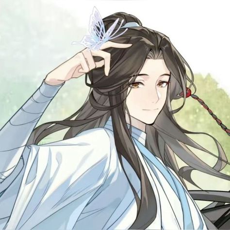 Xie Lian Full Body Pic, Xie Lian Official Art, Xie Lian Cute, Tgcf Anime, Xie Lian Anime, Xie Lian Pfp, Xie Lian Plushie, Tgcf Icon, Tgcf Xie Lian