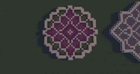 Minecraft Circle, Minecraft Floor Designs, Minecraft Patterns, Minecraft Cool, Minecraft Pattern, Construction Minecraft, Minecraft Decoration, Minecraft Banner Designs, Floor Designs