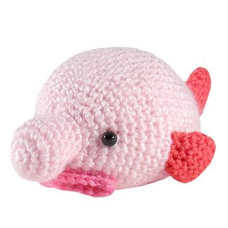 Materials: Blob Fish Crochet Pattern Free, Crochet Pokemon, Red Yarn, Craft Club, Dk Weight Yarn, Pattern Store, Yarn Projects, Tapestry Needle, Star Patterns