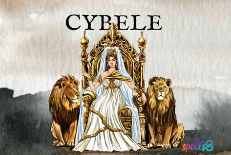 Cybele: Symbols and Myth of The Great Mother Goddess Cybele Goddess, Invocation Prayer, Goddess Symbols, Good Luck Spells, Hellenistic Period, Nature Goddess, Great Mother, Greek Culture, Ancient World