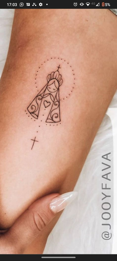 Mother Mary Tattoos, Catholic Tattoos, Mary Tattoo, Mom Tattoo Designs, Mommy Tattoos, Sharpie Tattoos, Petite Tattoos, Mother Tattoos, Wrist Tattoos For Women