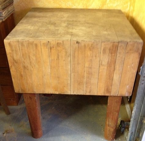 Wood Butcher Block Island, Butcher Block Ideas, Butcher Block Tables, Portable Kitchen Island, Butcher Block Island Kitchen, Butcher Block Table, Block Decor, Ikea Kitchen Island, Butcher Block Island