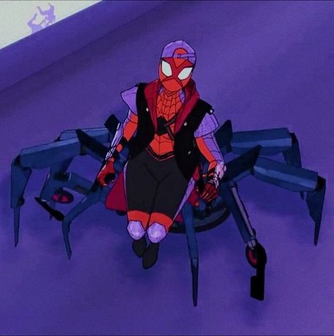 Disabled Spiderman, Sun Spider Across The Spiderverse, Sun Spider Spiderverse, Sun Spider Marvel, Sun Spider, Spider Man Verse, Verse Aesthetic, Deadpool Daredevil, Beyond The Spiderverse