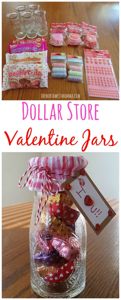 Gifts In A Jar, Saint Valentin Diy, Valentines Bricolage, Trendy Diy, Valentines Day Treats, Diy Valentines Gifts, Valentines Party, Valentine Fun, Fashion Diy